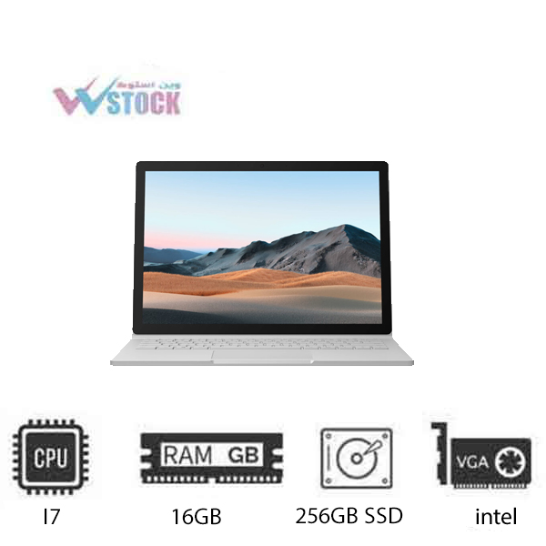 لپ تاپ 13 اینچی مایکروسافت مدل SurfaceBook 3 i7-16GB-256GB 2020 لپ تاپ surface book 3